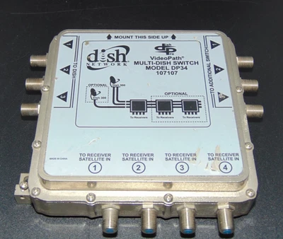 Dish Network Multi-Dish Switch Model DP34 107107 - Dish Pro VideoPath - Image 1 of 4