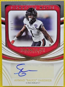 2022 Panini Immaculate Collection Ahmad Sauce Gardner Signature Moves Auto 28/99 - Bild 1 von 2