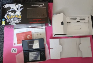 Nintendo DSi Pokemon Reshiram & Zekrom Special Edition Black Boxed Complete - Picture 1 of 9