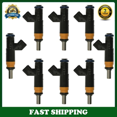 Juego de 8 inyectores de combustible aptos para Jeep Grand Cherokee 6,1 L V8 2006 2007 2008-2010 Foto 1 de 4