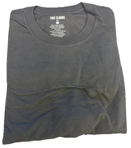 True Classic Men's Short Sleeve Crew Neck Tee. Medium Tall. Carbon. NIB. TCT4501 - Picture 1 of 3