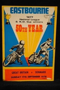 SPEEDWAY INTERNATIONAL Great Britain vs Denmark -17 Sep 1978 - Picture 1 of 1