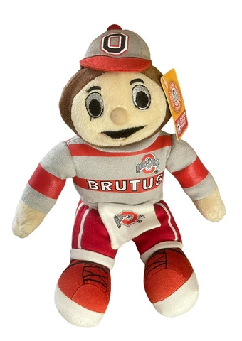 2006 Plushland The Ohio State Buckeyes Mascot Brutus 10" Plush Plays Fight Song Cover