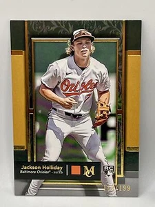 2024 Topps Museum Collection Jackson Holliday Gold /199 #76 - Picture 1 of 2