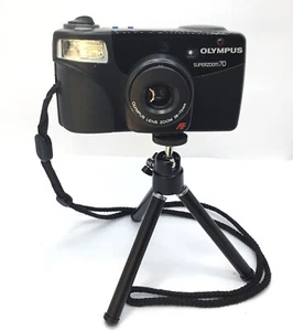 OLYMPUS SUPERZOOM 70 AF 35mm Roll Film Camera With Case Manual Strap - Picture 1 of 8