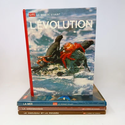 Life Le Monde Vivant/des Sciences Croissance Évolution Lot 4 Livres Français HC — 第 1/4 张图片