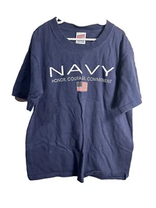 soffe boys short sleeve navy t shirt size medium - Picture 1 of 4