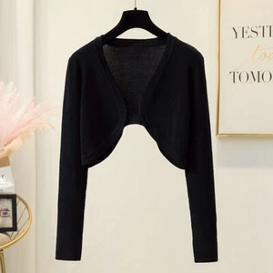 Cardigan donna trend sottile seta ghiaccio manica lunga gilet scialle protezione solare cappotto - Foto 1 di 12