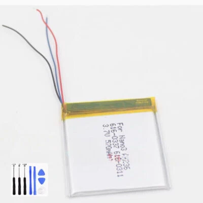 iPod Nano 3rd 3 Generation Gen A1236 Replacement Battery 616-0337 400mAh - Image 1 of 3