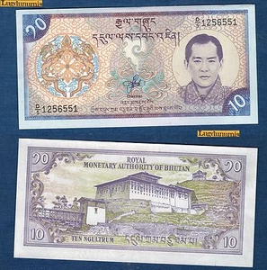 Bouthan - 10 Nguktrum 2000 NEUF UNC - Bhutan - Foto 1 di 1