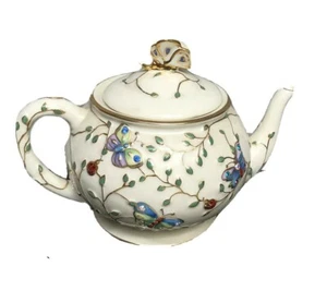 2003 Lenox Summer Enchantment Teapot Signed Parvaneh Holloway 24K Gold Trim - Picture 1 of 11