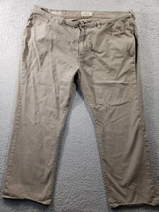 Pantalones de mezclilla para hombre Lucky Brand 44x30 beige 181 relajados rectos de algodón informales tiro alto - Imagen 1 de 16