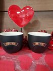 Valentine's "Yours" And "Mine" Ceramic Cups From Bailey's Irish Cream