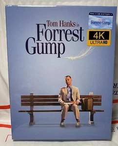 NEW FORREST GUMP 4K UHD+BLU-RAY FULL SLIP STEELBOOK! W-LENTI MAGNET! FILMARENA  - Picture 1 of 6