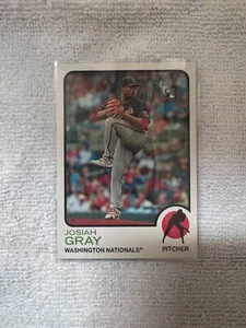 JOSIAH GRAY #RC ROOKIE CARD TOPPS HERITAGE WASHINGTON NATIONALS - Picture 1 of 2
