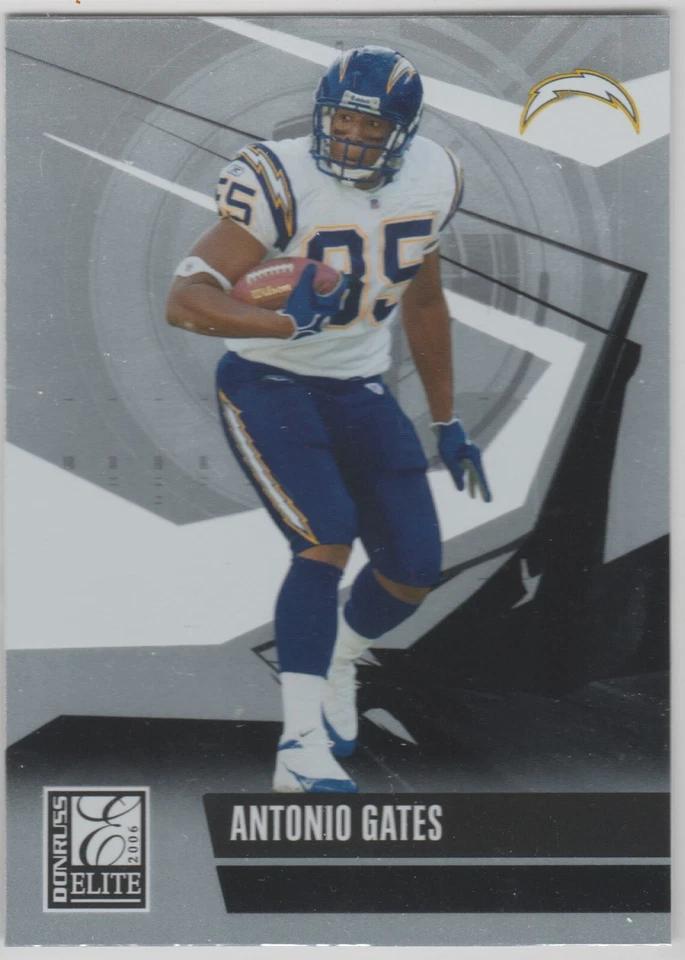 2006 Donruss Elite #80 Antonio Gates San Diego Chargers HOF Kent St - Image 1 of 1