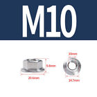 M3-M20 Flanged Hex Serrated Nuts A2 / A4 Stainless Steel Marine Grade Din 6923