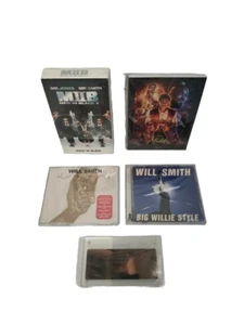 WILL SMITH MIXED MEDIA / COLLECTIBLES LOT (1-VHS, 2-CDs, Booklet & Hologram) NEW - Picture 1 of 12