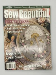 Sew Beautiful Magazine Issue No. 69, 2000 Pattern Uncut, Mint Free Shipping - Picture 1 of 4