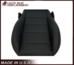 2015 2016 2017 2018 2019 2020 2021 22 23 Ford Mustang GT Bottom Seat Cover Black - Picture 1 of 16