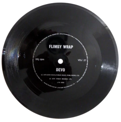 DEVO -Хлипкая Обертка - Гибкий Диск Записи Lyntone LTD VDL 27 Импорт из Великобритании LYN 6260 - Изображение 1 из 4