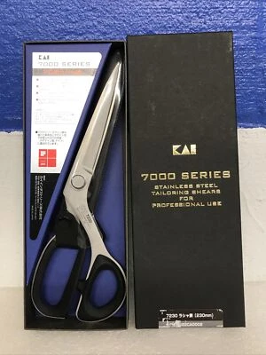 Kai 7230 Series 9” Professional Stainless Steel Tailoring Scissors Shears New - Image 1 of 4