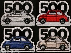 Fiat 500 Aufnäher, Abzeichen, Cinquecento, italienische Autos - Bild 1 von 5