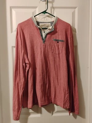 Camisa masculina Angelo Litrico manga comprida vermelha 2XL - Imagem 1 de 4