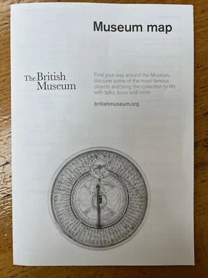 The British Museum  - Museum Map 04/2023 - Fold Out Map & Information - Image 1 of 4