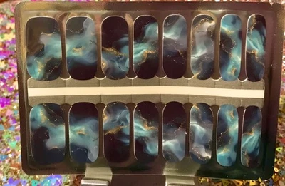 tiras de esmalte de uñas de colores 16ct Foto 1 de 2