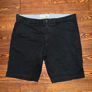 Bermudas chinas de algodón para hombre Lacoste 9" negras talla 40 (40x9) logotipo ajustado - Imagen 1 de 10