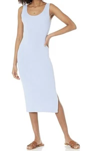 NWT The Drop Women's Yasmin Rib Midi Sweater Tank Dress Sky Blue Medium - Picture 1 of 4