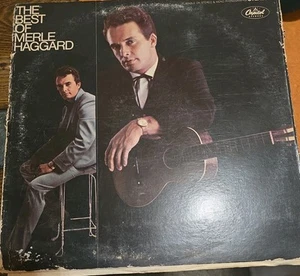 #2002 MERLE HAGGARD THE BEST OF MERLE HAGGARD CAPITOL RECORDS VINYL LP 140-68W - Picture 1 of 3
