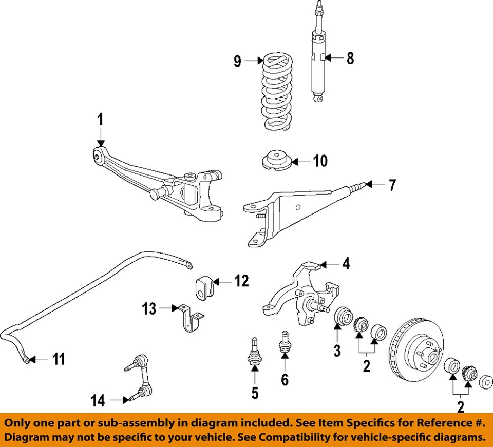 FORD OEM 15-24 E-350 Super Duty-Stabilizer Bar Bushing 8C2Z5484D - Image 1 of 1