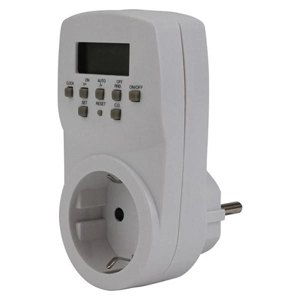 Wochenzeitschaltuhr digital mini für innen weiß - Bild 1 von 1