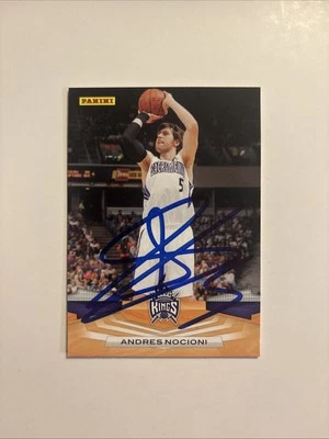 2009 Panini Andres Nocioni Autographed Card #290 Sacramento Kings CB2626 - Image 1 of 2