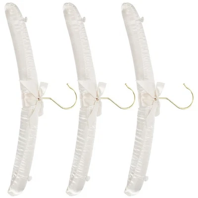  3 Pcs Padded Coat Hanger Wedding Dress for Bride Household Clothes - Bild 1 von 4