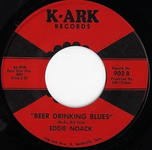 EDDIE NOACK dolores / beer drinking blues U.S. K-ARK 7"_1969 country PSYCHO - Picture 1 of 2