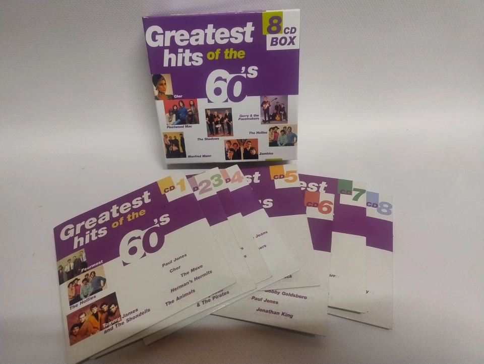 8 CD-Box  Greatest Hits of the 60's  Various Artists  Disky  Neuwertig - Bild 1 von 4