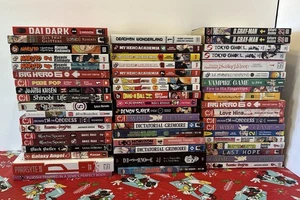 Manga Lot of 55 Books Hack Naruto Deathnote Tokyo Ghoul in English - Picture 1 of 6