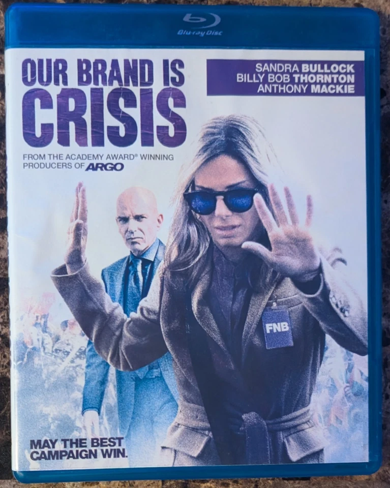 Our Brand is Crisis (Blu-ray + Digital Copy, 2016) Sandra Bullock Anthony Mackie - Image 1 of 1
