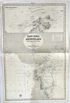 1886 Imray & Son Antique Maritime Chart – East India Archipelago - China & Japan - Image 1 of 4