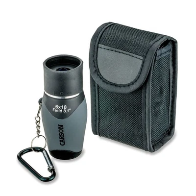 Carson MiniMight 6X18mm Monocular, Gray MM-618 - Image 1 of 4