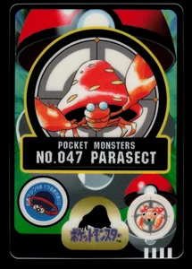 NM - Pokemon Japanese Parasect No. 047 Bandai Sealdass Sticker - Picture 1 of 2