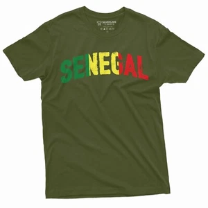 Senegal Flag T-Shirt Senegal Patriotic T Shirt Senegal Team Tee Senegalese Gifts - Picture 1 of 9