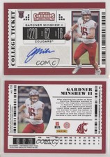 2019 Contenders Draft Picks College Ticket Gardner Minshew II Rookie Auto RC