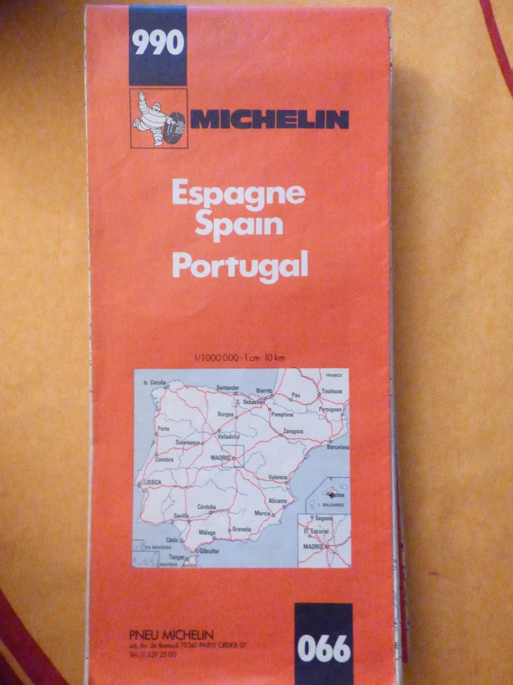 carte michelin 990 Espagne  portugal 1981 - Photo 1/1