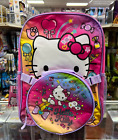 Hello Kitty 16" Girls Backpack - Detachable Insulated Lunch Bag