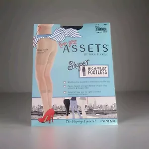 SPANX Love Your Assets Shaper vita alta senza piedi, nero, taglia 1, nuovo con etichette, 268 B - Foto 1 di 7