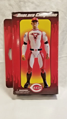 2011 Aroldis Chapman Cincinnati Reds Action Figure Chiquita in Box Cover